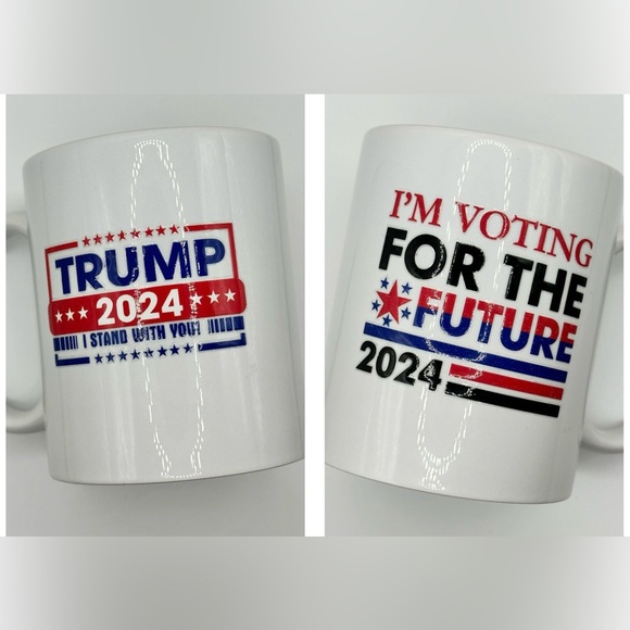 TRUMP 2024 Mug 11.8oz Red White & Blue NEW! - Picture 1 of 3